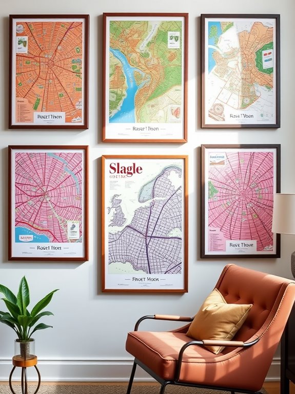 personalized urban map art