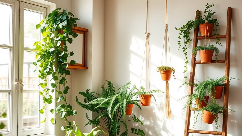 plant inspired cozy decor