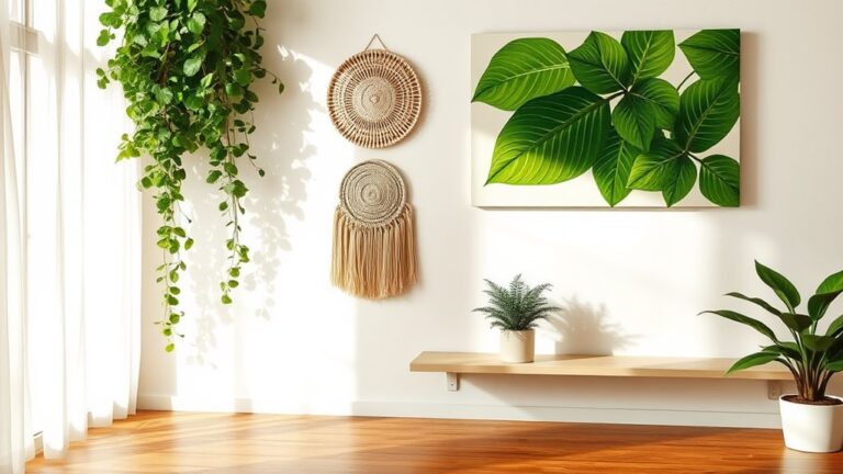 plant inspired wall decorations