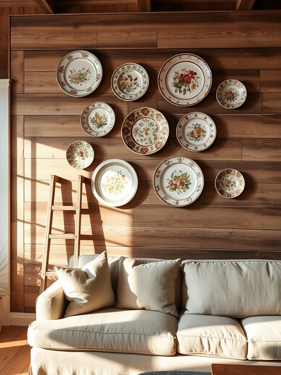 plates transformed into art