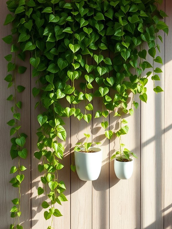 pothos inspired decorative wall art