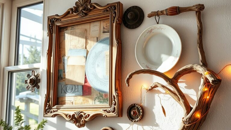 reclaimed materials wall decor