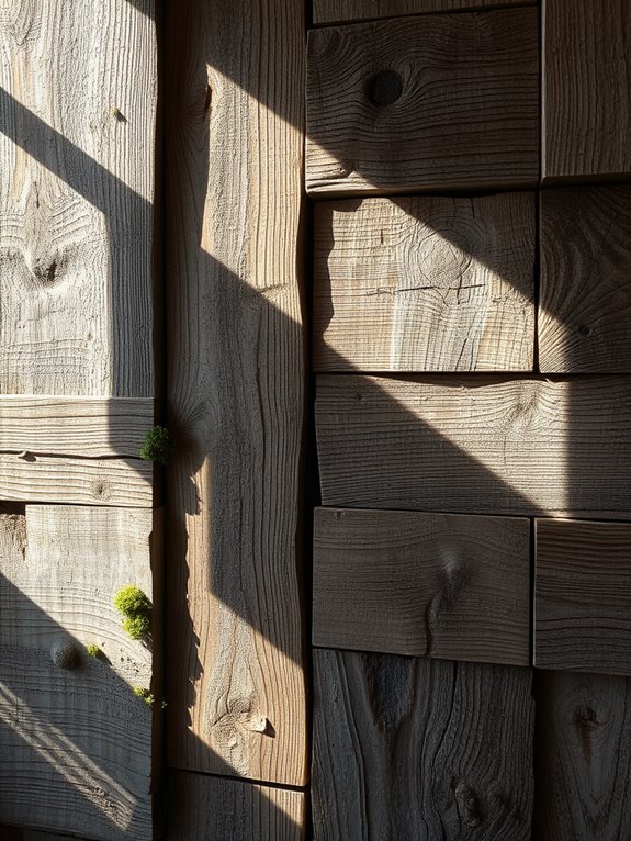 reclaimed timber wall decor