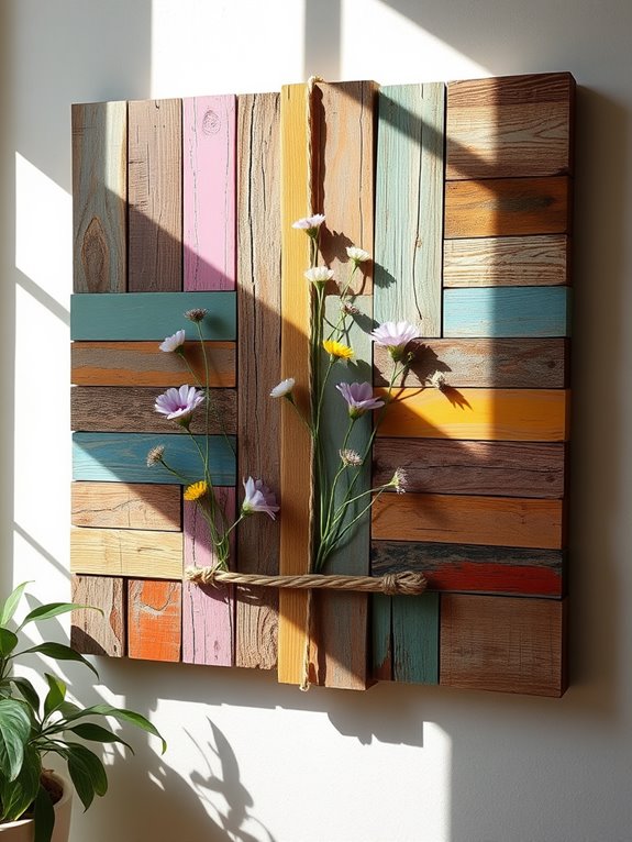 reclaimed wood wall art