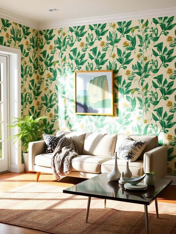 renter friendly stylish wallpaper options