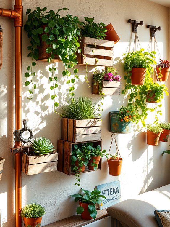 repurposed containers for sustainability