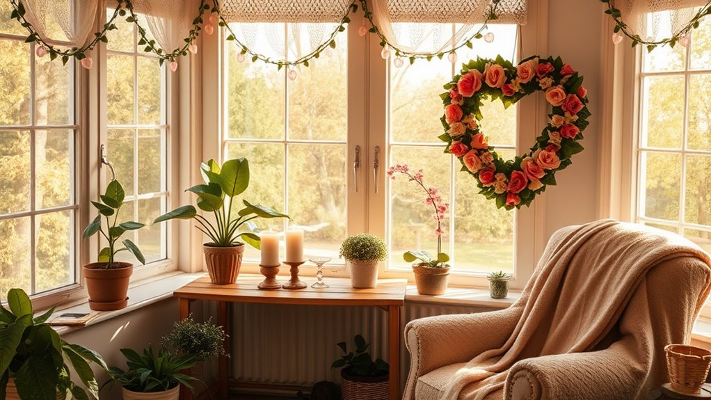 romantic sunroom wall decor