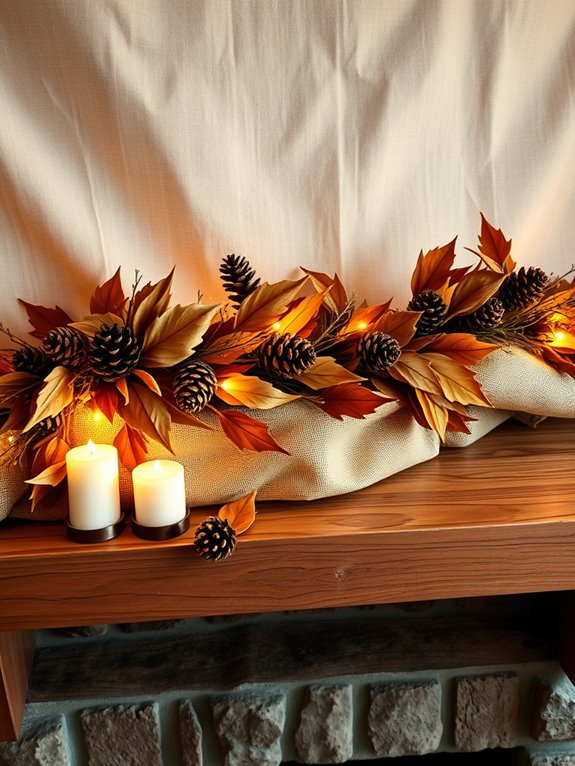 rustic cozy garland decor