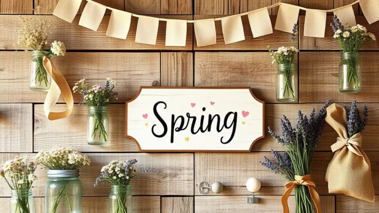 rustic spring wall decorations