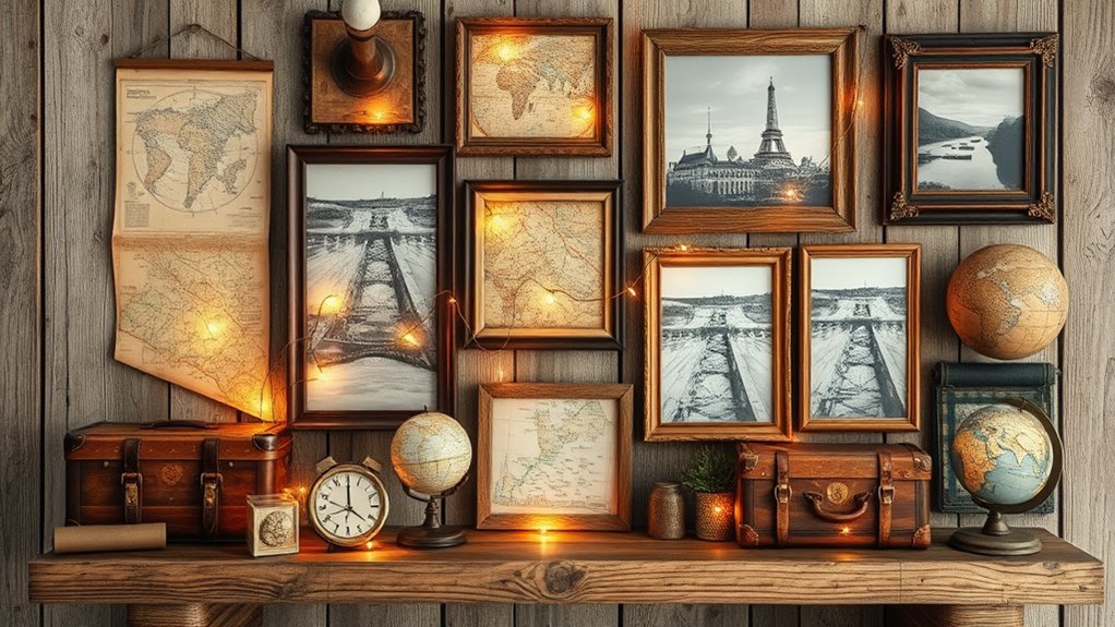 rustic travel wall decor