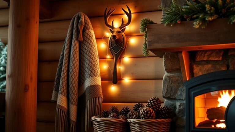 rustic winter cabin decor