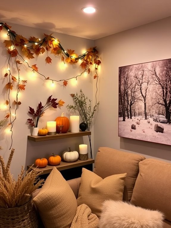 seasonal basement wall decor