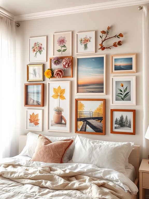 seasonal bedroom decor selection