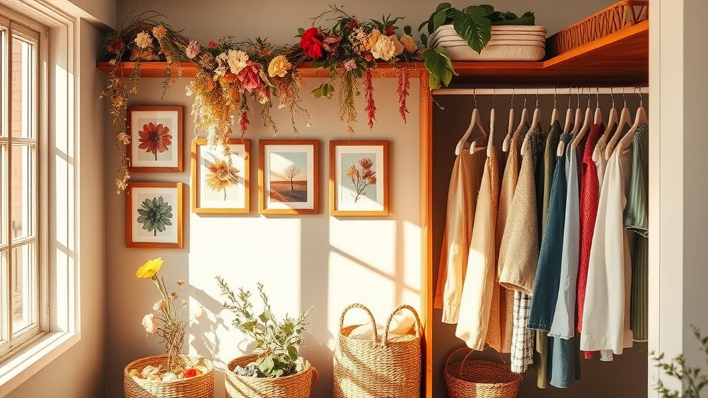 seasonal closet wall decor