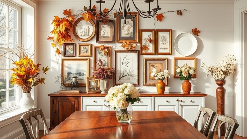 seasonal dining room decor