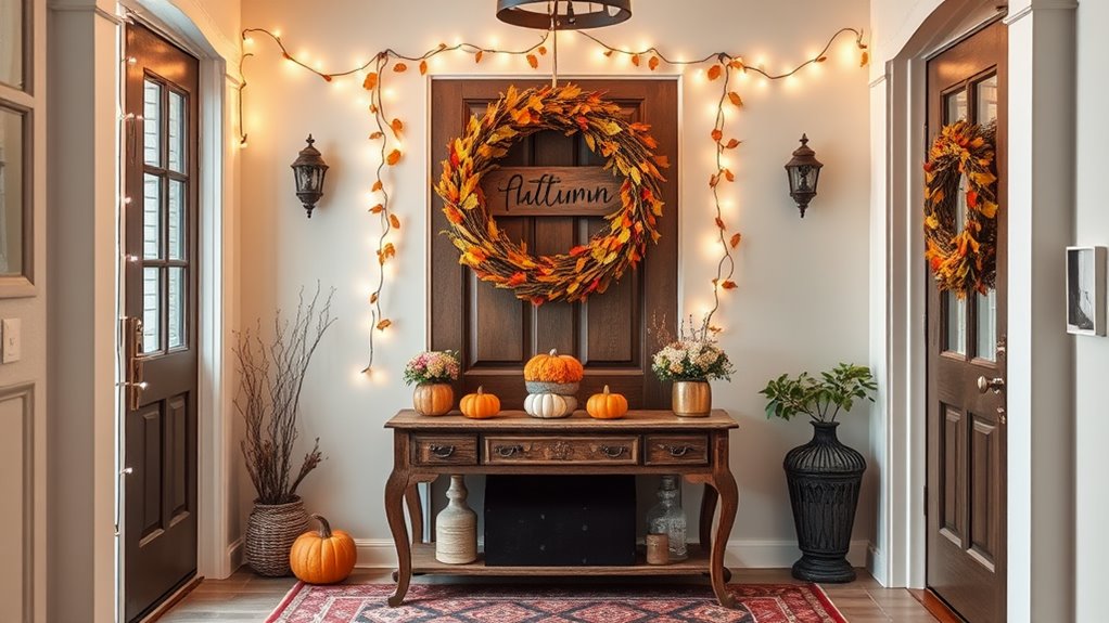 seasonal entryway wall decor