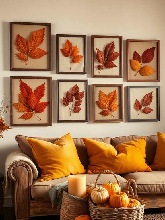 seasonal gallery wall decor