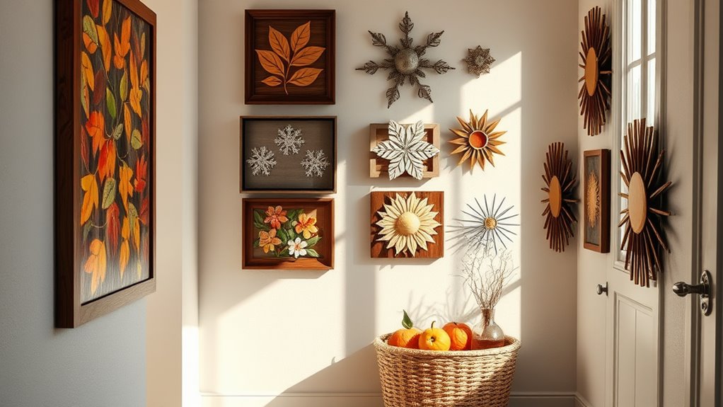 seasonal hallway wall decor