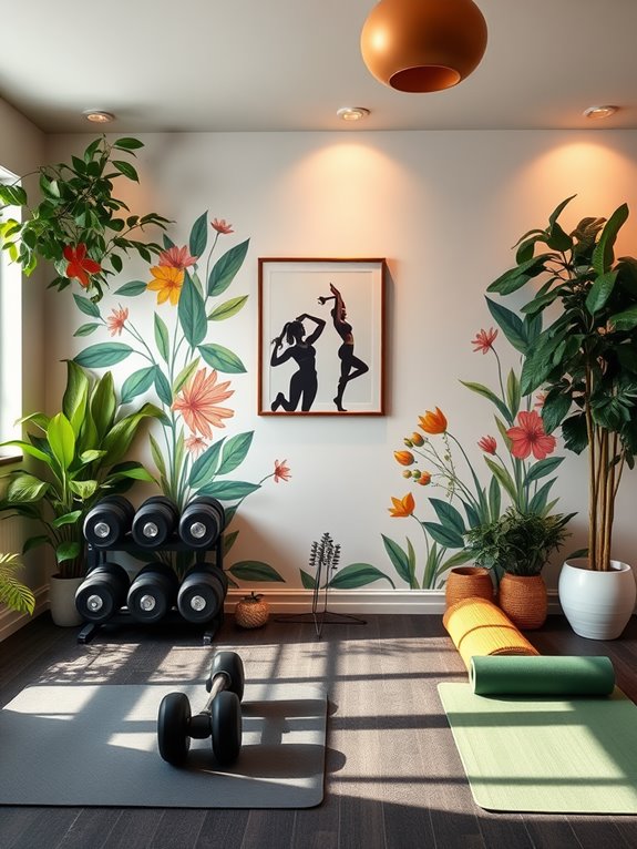 seasonal home gym decor considerations