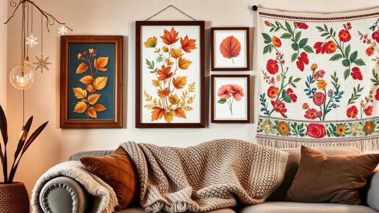 seasonal living room decor