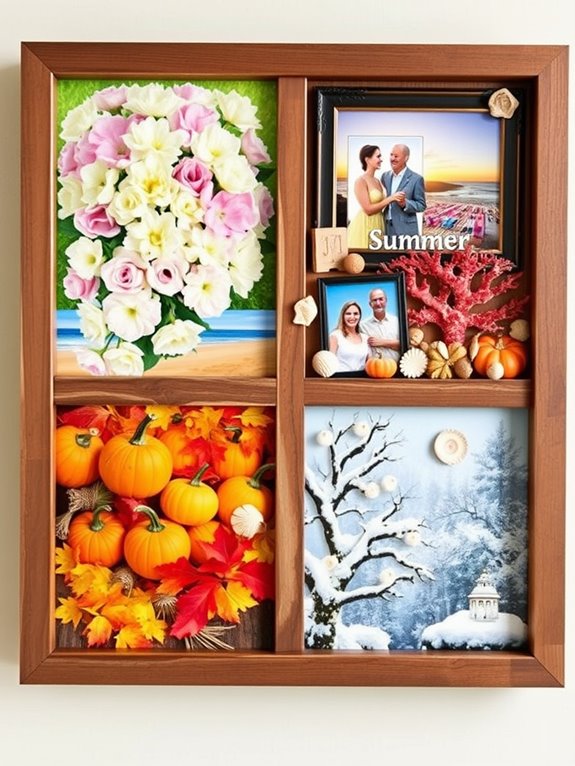 seasonal memory wall displays