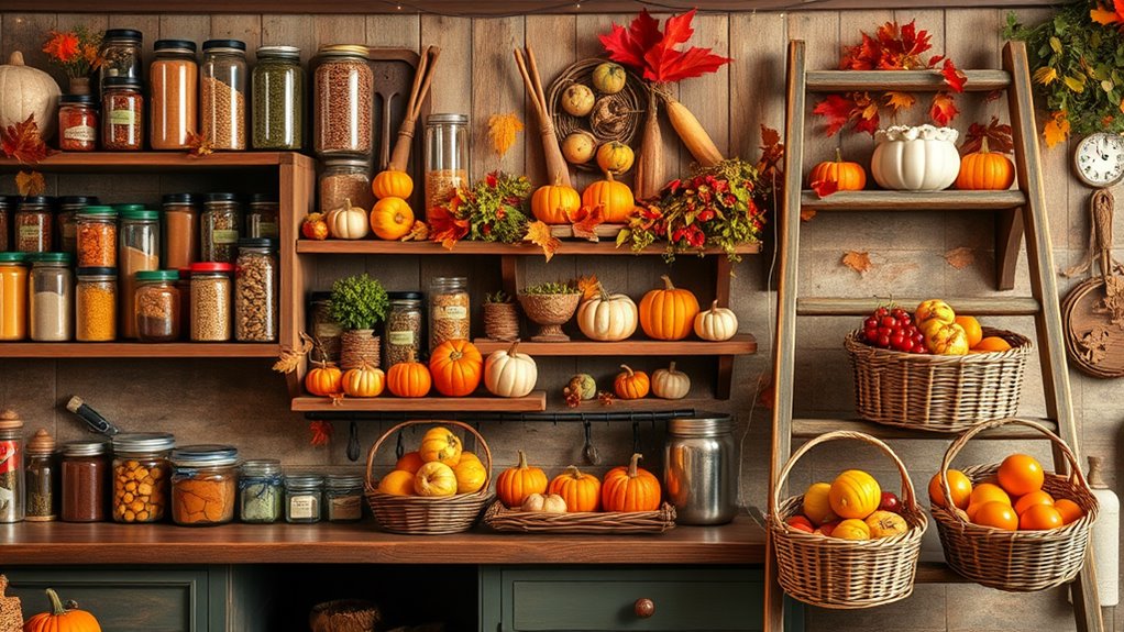 seasonal pantry wall decor