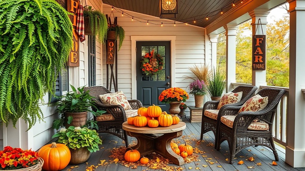 seasonal porch wall decor