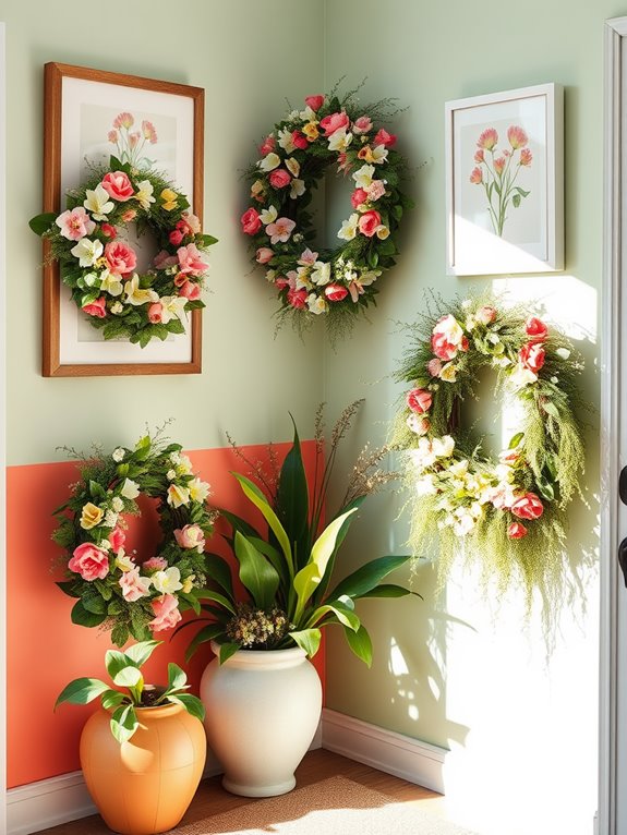 seasonal wreaths for decoration