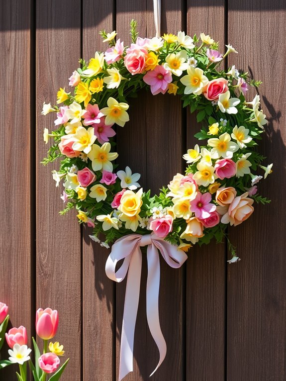 seasonal wreaths for welcoming