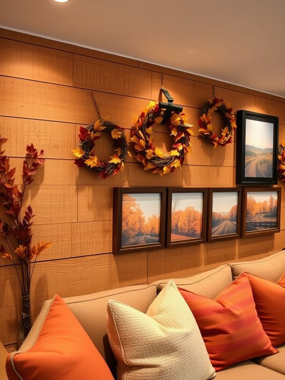 selecting autumn basement decor