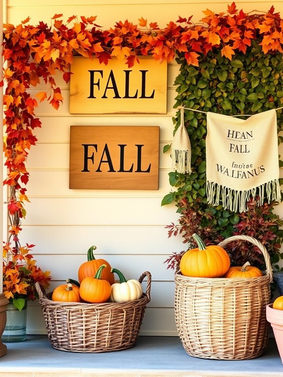 selecting autumn porch decor