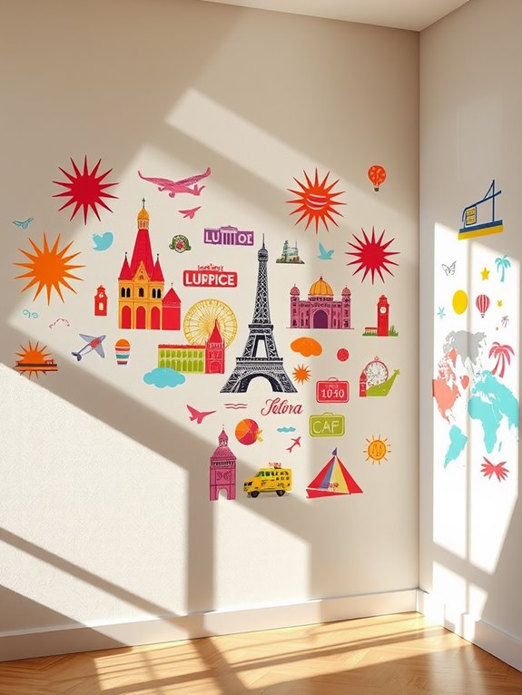 simple wall decal usage