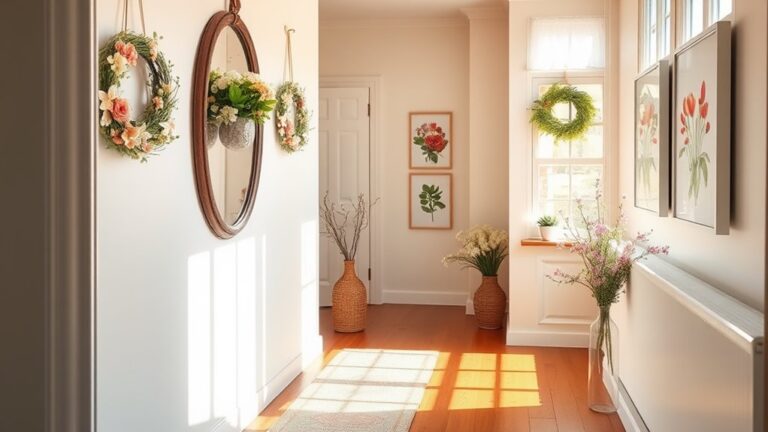 spring hallway wall decor