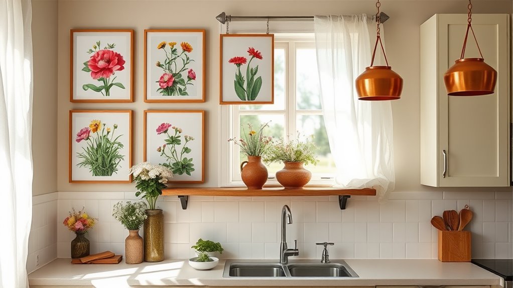 spring kitchen wall decor