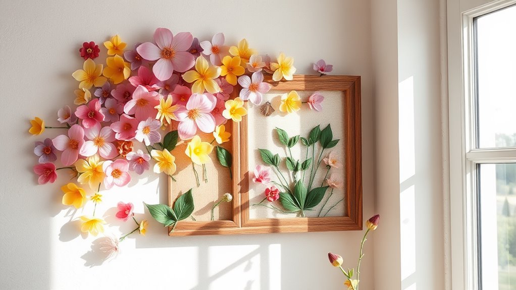 spring themed diy wall decor