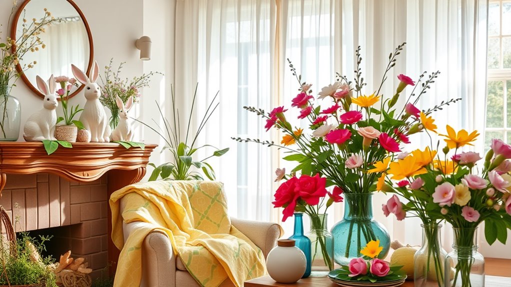 spring themed home decor ideas