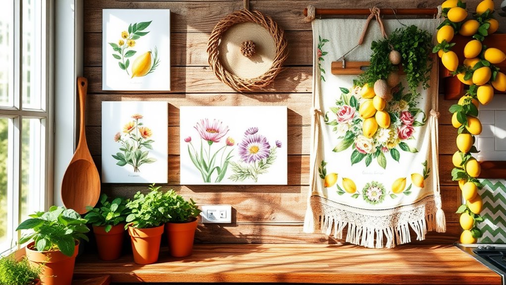 spring themed kitchen decor ideas