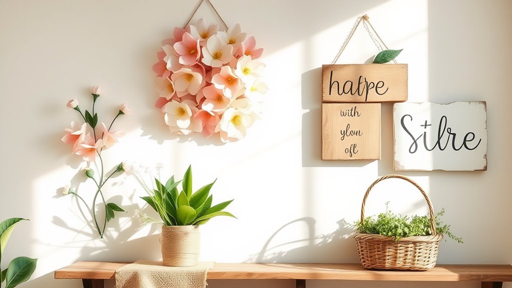 spring wall decor ideas