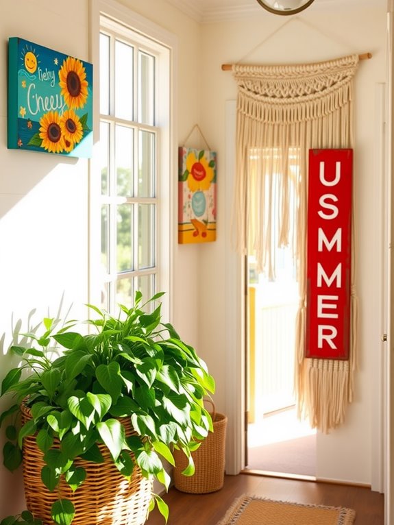 summer entryway decor tips