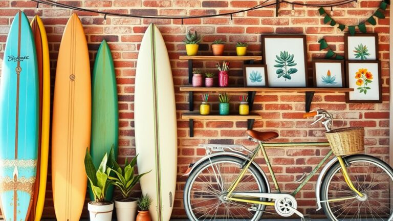 summer garage wall decor