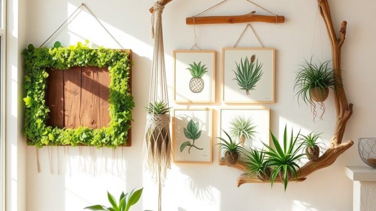 sustainable nature themed wall decorations