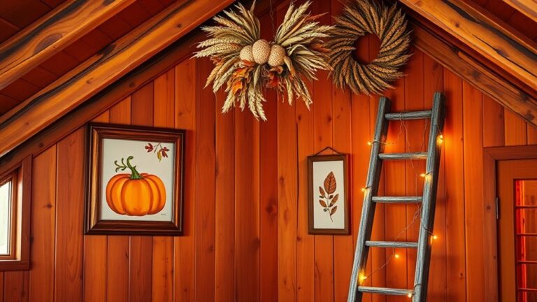 thanksgiving attic wall decor