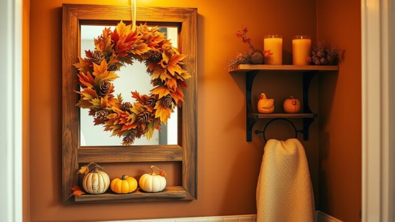 thanksgiving bathroom wall decor