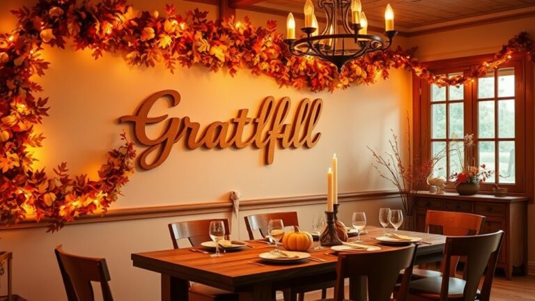 thanksgiving dining room decor