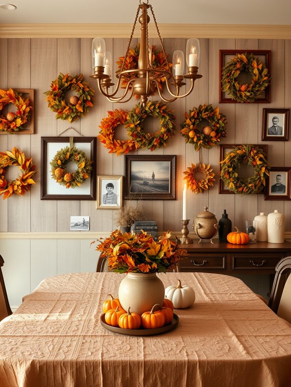 thanksgiving dining room decor