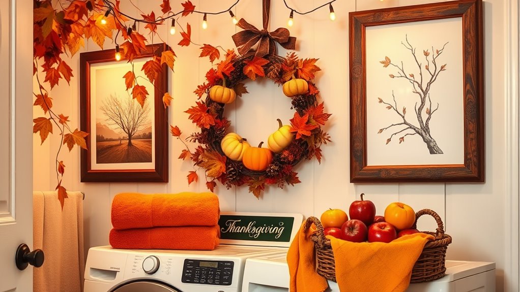 thanksgiving laundry room decorations