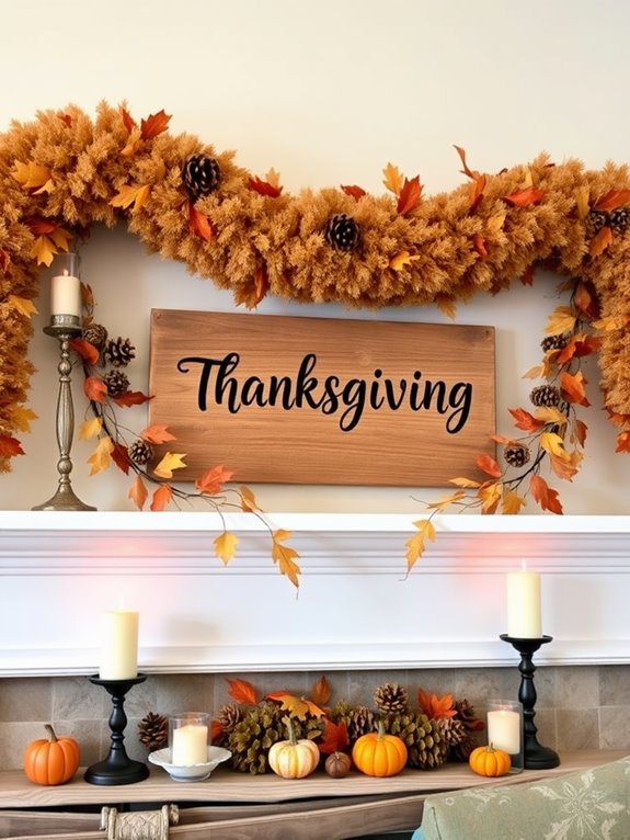 thanksgiving mantel decor tips