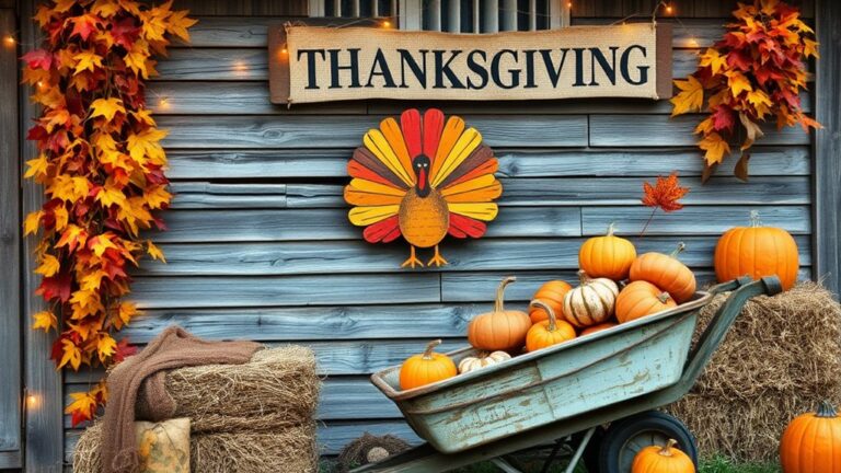 thanksgiving shed wall decor