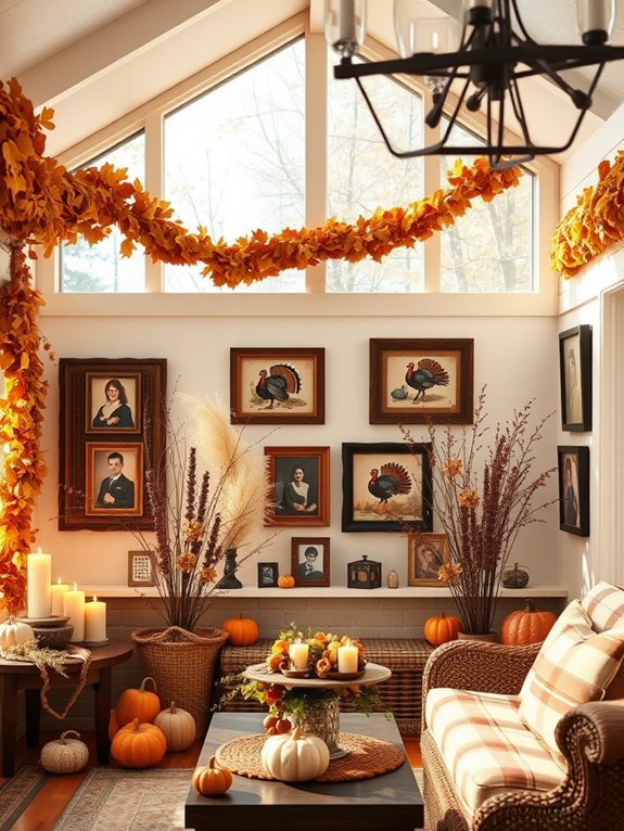 thanksgiving sunroom wall decor