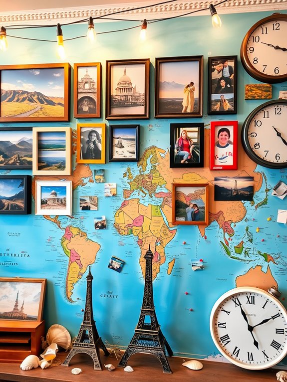 travel memory gallery wall